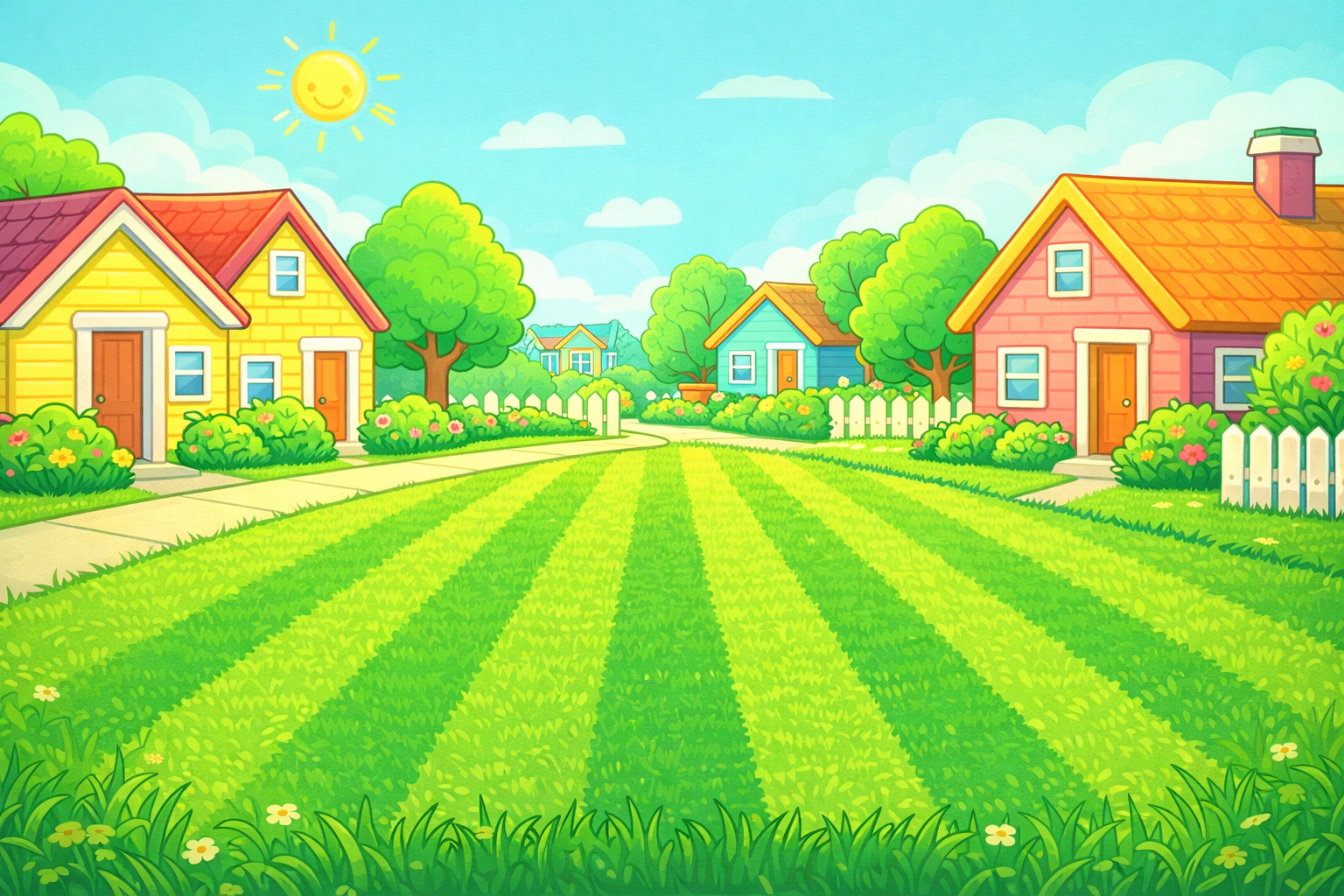 Cartoon duck logo for West Side Lawn Care